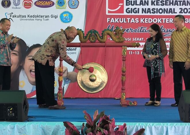 Rektor Universitas Hang Tuah Resmikan Pembukaan Bulan Kesehatan Gigi Nasional (BKGN) 2025