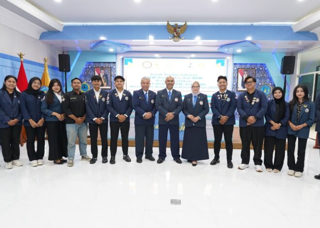UHT Kukuhkan Kepengurusan Organisasi Mahasiswa 2025/2026, Siap Lahirkan Pemimpin Berintegritas Menuju Indonesia Emas 2045