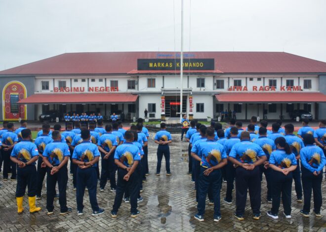 Komandan Kodaeral XI Pimpin Apel Pagi Prajurit, Tekankan Pentingnya Menjaga Kesehatan Fisik dan Mental
