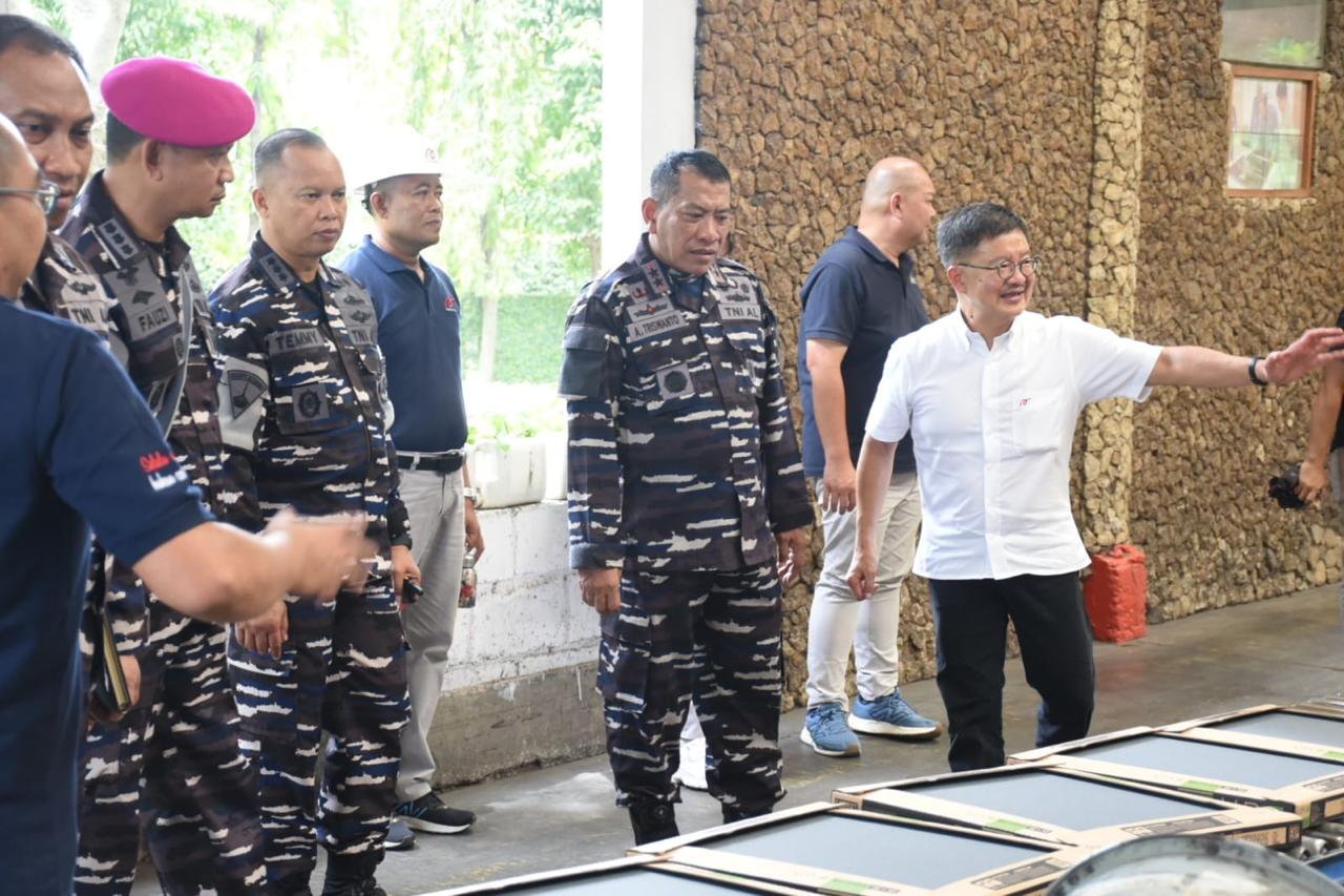 Komandan Kodaeral V Laksanakan Courtesy Call Kepada Direktur Utama PT. Arwana di Kabupaten Gresik