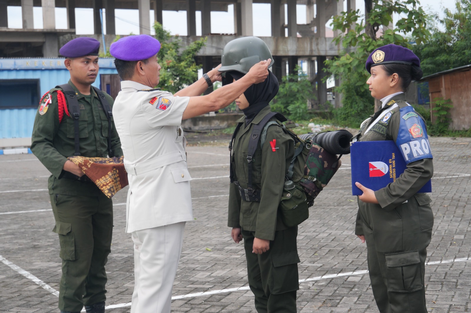 Universitas Hang Tuah Resmi Buka Pelatihan Calon Resimen Mahasiswa Satuan 875 Letting 78