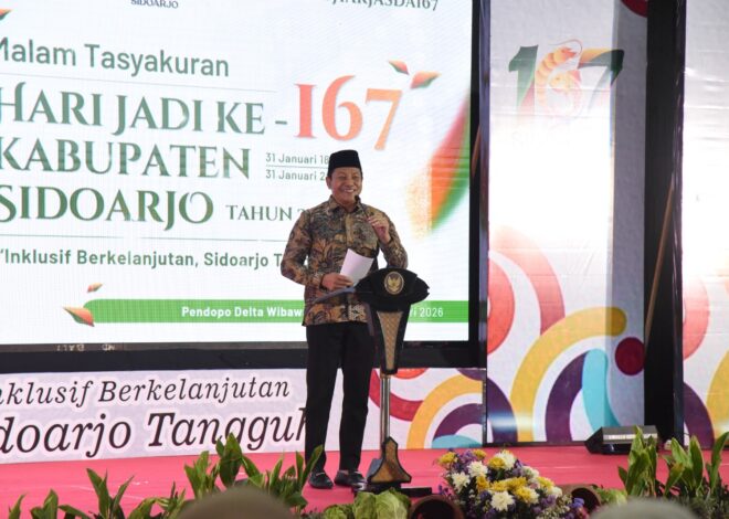 Peringatan Hari Jadi ke-167 Kabupaten Sidoarjo jadi Momentum Refleksi dan Penguatan Kebersamaan