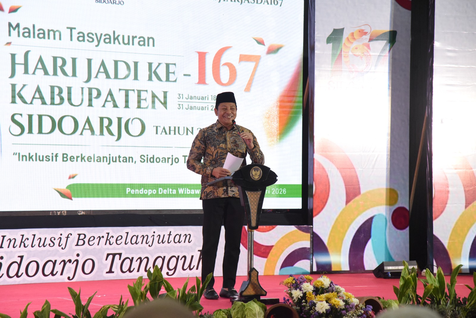 Peringatan Hari Jadi ke-167 Kabupaten Sidoarjo jadi Momentum Refleksi dan Penguatan Kebersamaan