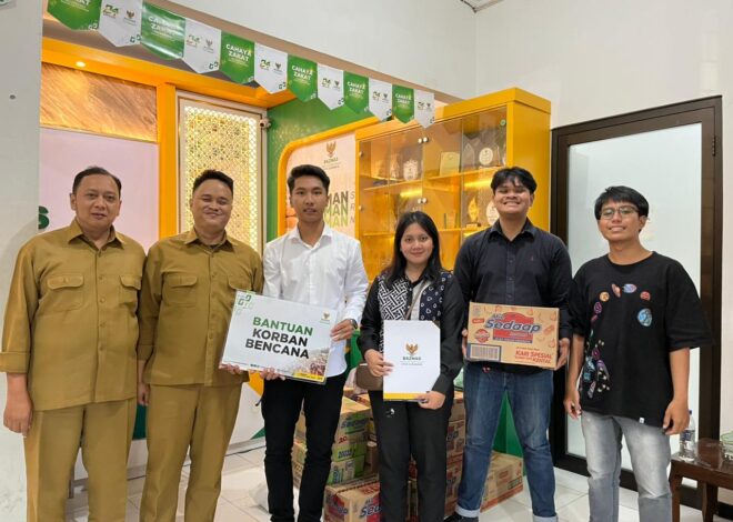 BEM Universitas Hang Tuah Salurkan Donasi untuk Korban Erupsi Gunung Semeru