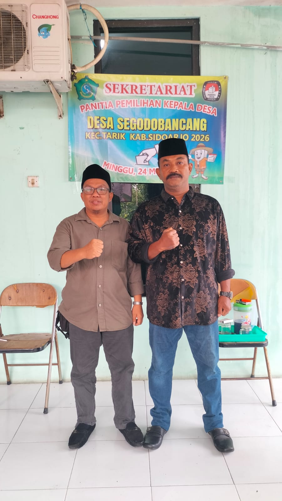 FPMI Sidoarjo Dukung Slamet Riyadi Kembali Pimpin Desa Segodo Banjang