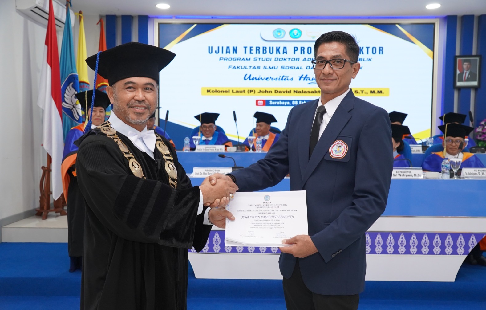 Program Doktoral FISIP UHT Cetak Doktor ke-10