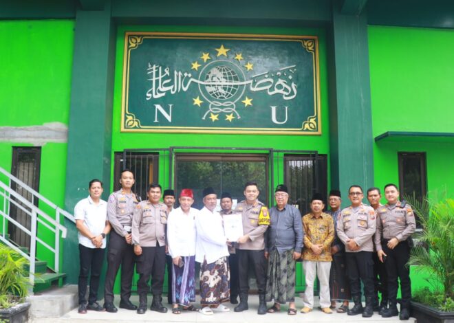 Kapolres Nganjuk–PCNU Perkuat Sinergi, Tokoh Agama Diajak Aktif Jaga Harkamtibmas