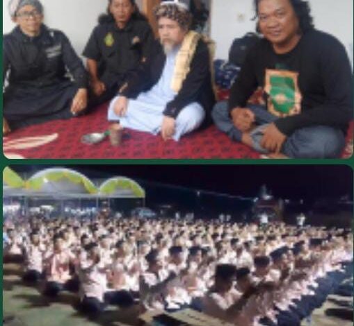 Peringati Haul Akbar buyut Sona Leluhur Desa, karang pakis Gelar Sholawat Ishari.