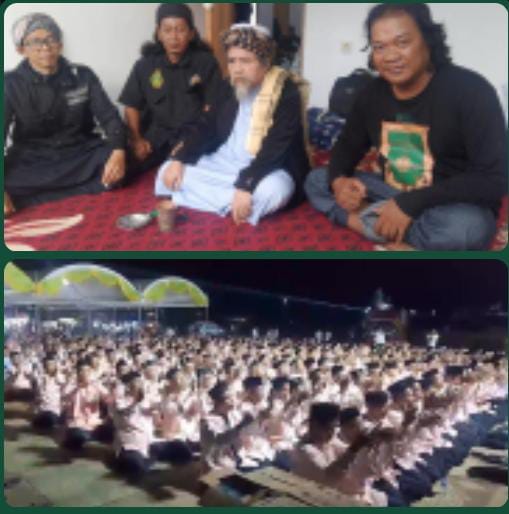 Peringati Haul Akbar buyut Sona Leluhur Desa, karang pakis Gelar Sholawat Ishari.