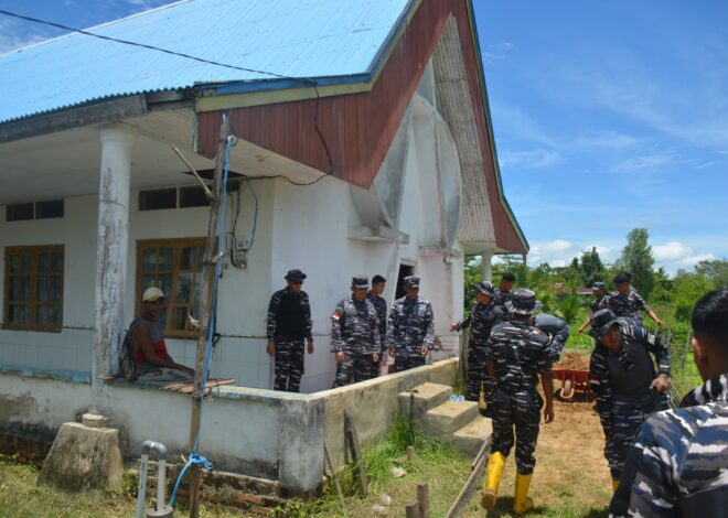Kodaeral XI Laksanakan Bakti Sosial di Gereja Pentakosta Kosta Papua.