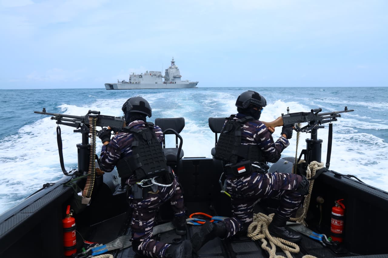 Koarmada II Libatkan Unsurnya dalam Latihan Anti Akses dan Anti Amfibi TNI AL, Sekaligus Menunjukkan Hasil Tangkapan Timah dan Logam Tanah Jarang Rp 173,6 Milyar di Bangka Belitung