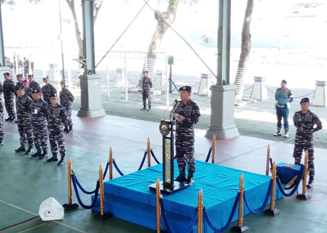 Pangkoarmada II Pimpin Apel Khusus HUT Ke-80 Pomal, Tegaskan Komitmen Humanis dan Profesional Prajurit Polisi Militer