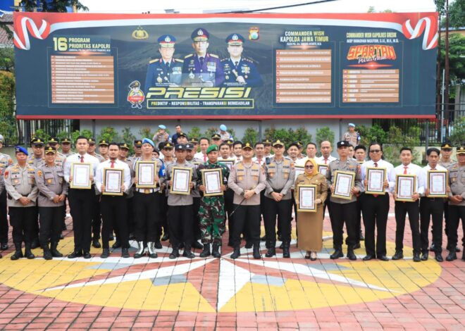 Peran Aktif Babinsa Gagalkan Curanmor, Kapolres Gresik Berikan Penghargaan