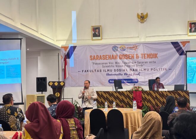 FISIP Selenggarakan Sarasehan Penyusunan VMTS dan Penguatan Visi Keilmuan Program Studi