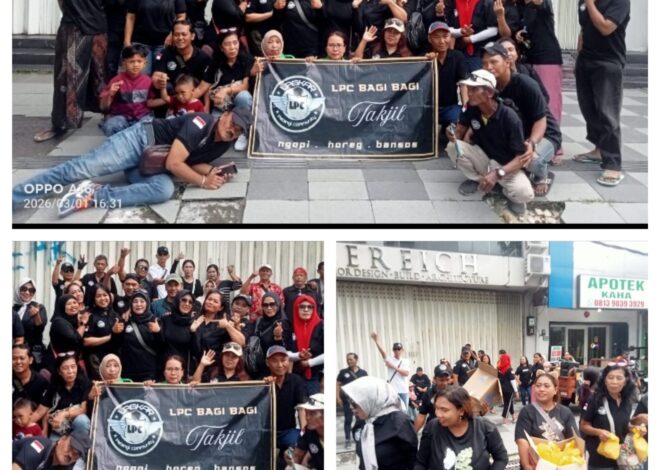 LPC ( Laskar Pelangi Community ) Surabaya Berbagi Tak’jil Dan Santunan Anak Yatim Di Bulan Suci Ramadhan 1447 H /2026