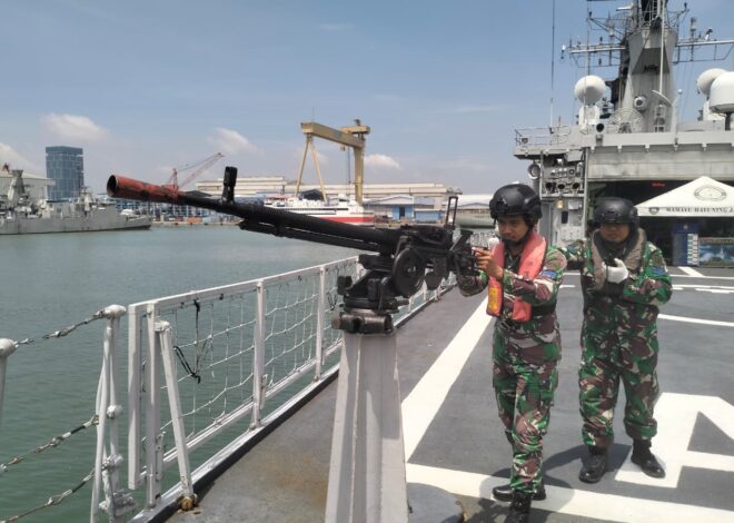 Asah Naluri Tempur, Unsur KRI Satkor Koarmada II Laksanakan Latihan Peran Tempur