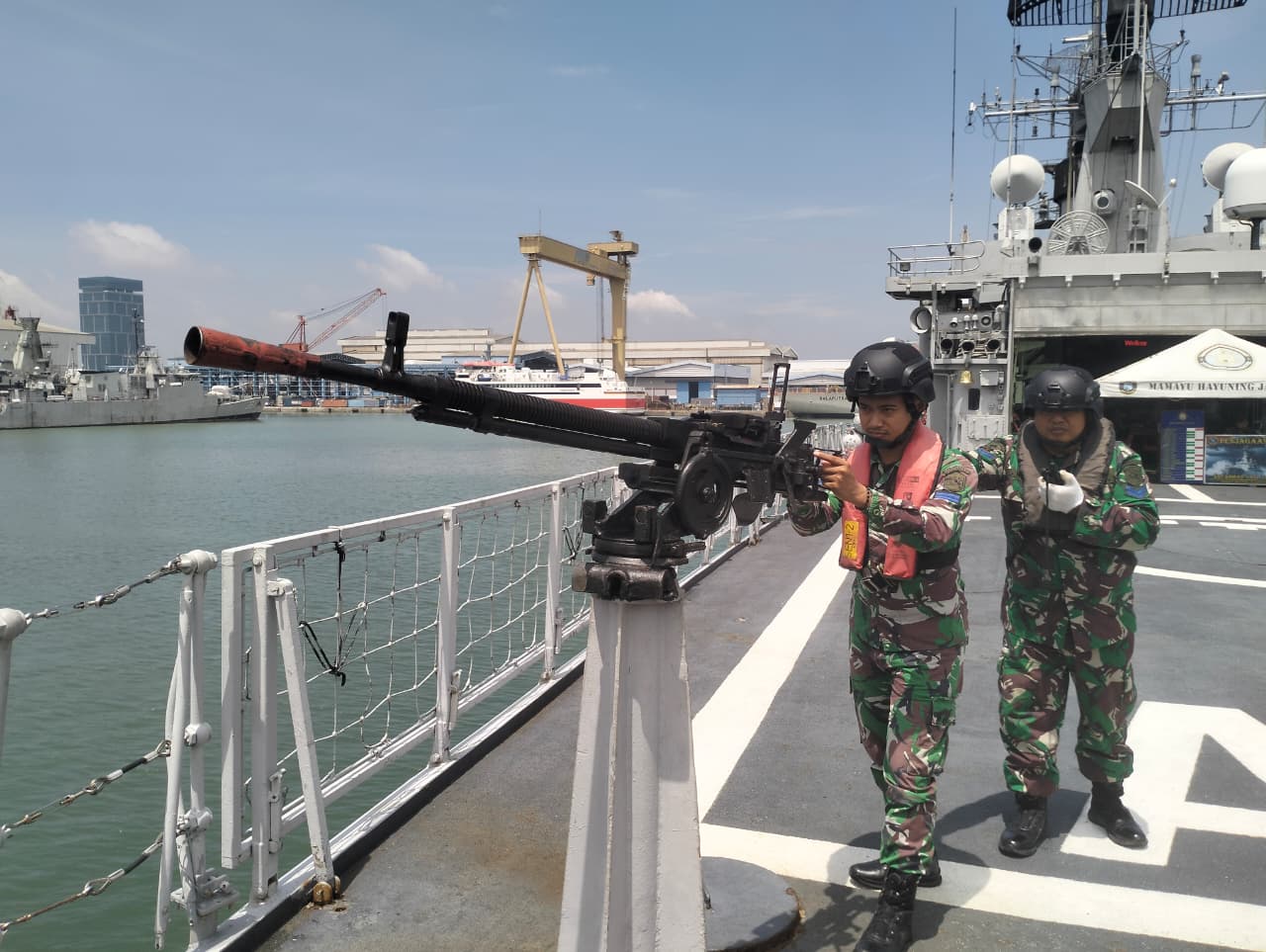 Asah Naluri Tempur, Unsur KRI Satkor Koarmada II Laksanakan Latihan Peran Tempur