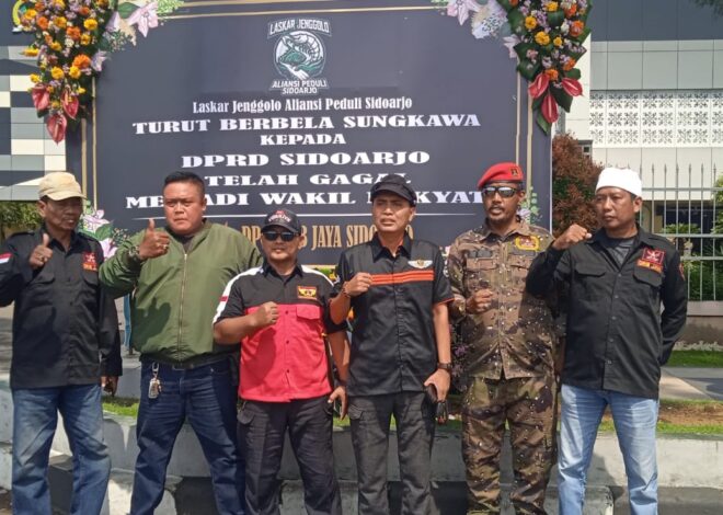 Puluhan Karangan Bunga “Ucapan Duka” Banjiri DPRD Sidoarjo, Sindiran Pedas untuk Wakil Rakyat