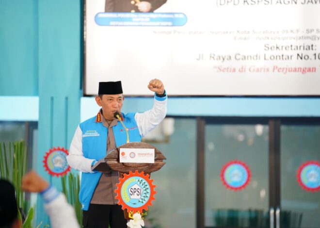 Kapolri di Hadapan Buruh: Satukan Tekad dan Barisan untuk Wujudkan Indonesia Emas 2045!