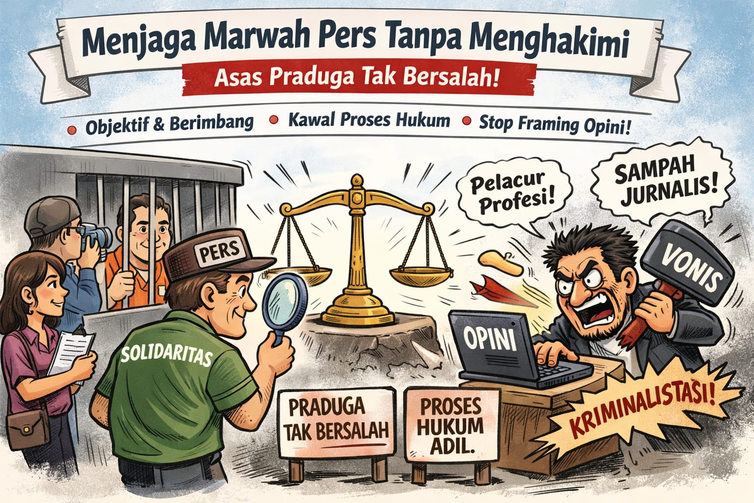 Menjaga Marwah Pers Tanpa Menghakimi: Menjawab Narasi Sepihak di Tengah Kasus OTT Oknum Wartawan