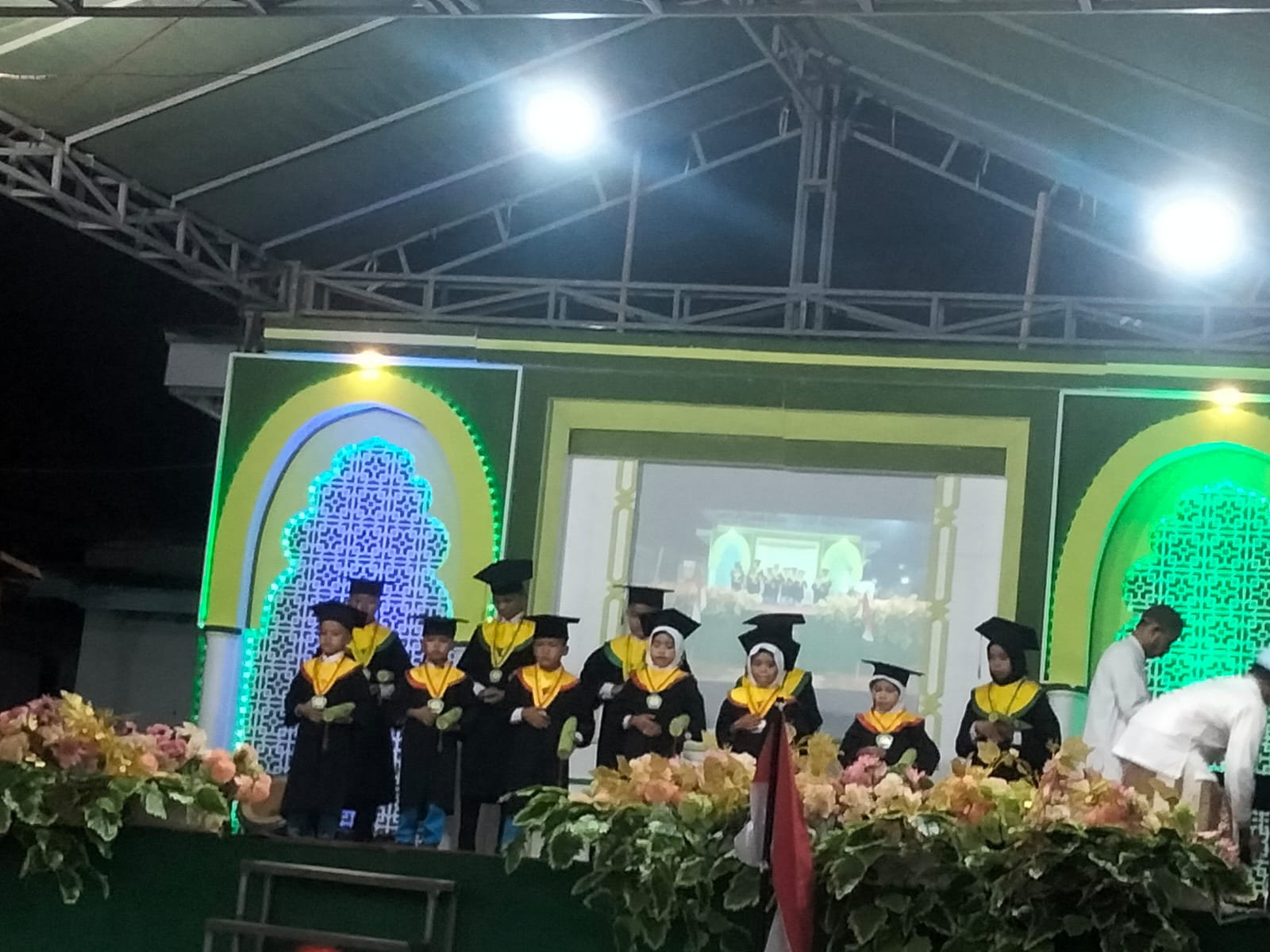 MaDin Nurul Qor’an Sengelarakan Haiflatul Imitihan di Desa Gendis Rabasan Camplong Sampang Madura.