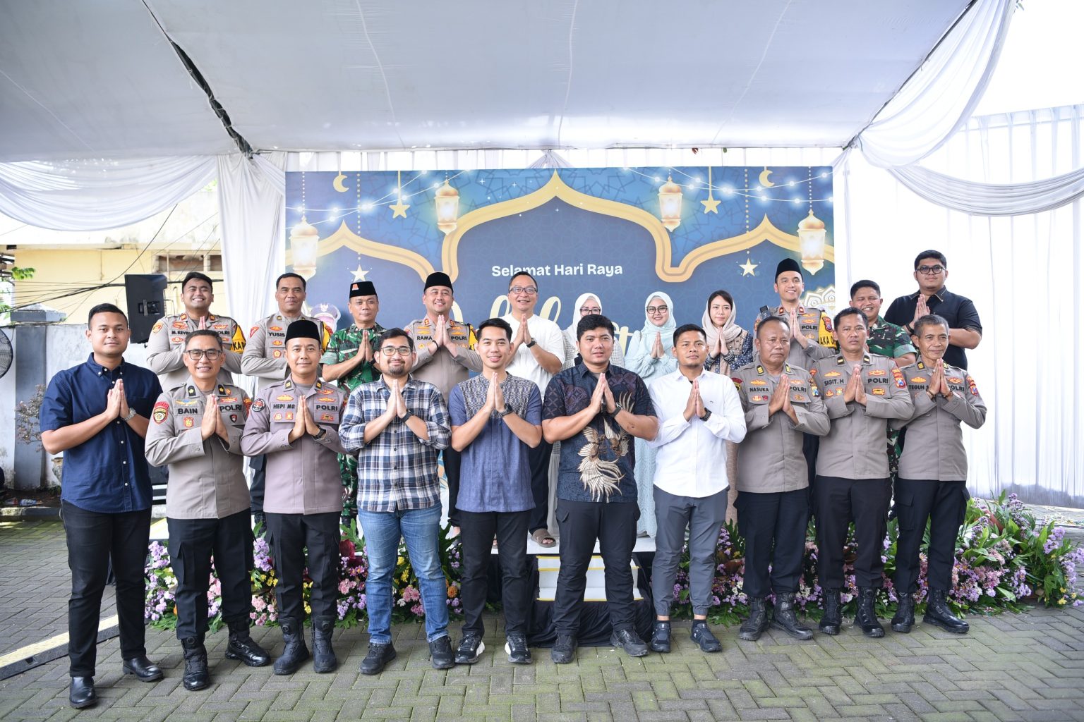 Kapolres Gresik Hadiri Halal Bihalal Bersama Forkopimda di Kediaman Bupati, Perkuat Soliditas Lintas Sektor