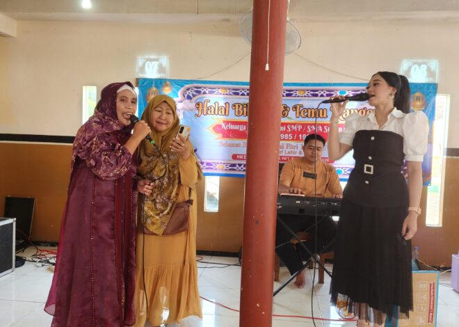 Haru dan Penuh Kebersamaan, Alumni SMP 1985 & SMA 1988 Sunan Giri Menganti Gelar Halal Bihalal di Gresik