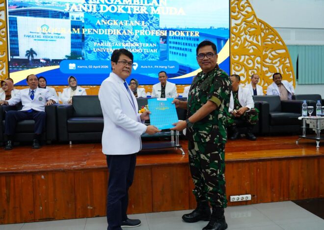 234 Dokter Muda FK UHT Diambil Janji, Siap Jalani Pendidikan Klinik