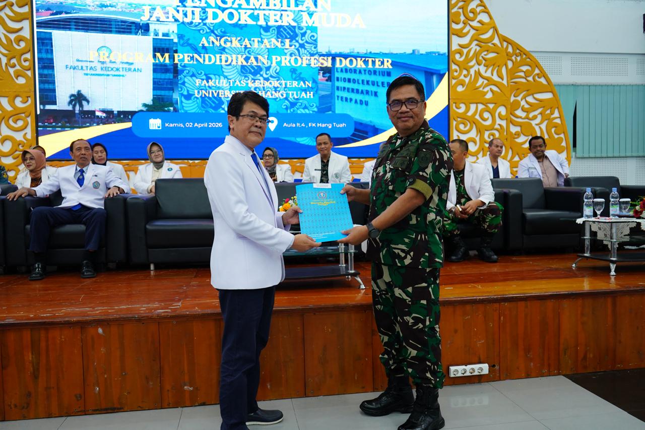 234 Dokter Muda FK UHT Diambil Janji, Siap Jalani Pendidikan Klinik