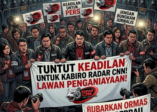 Jurnalis Radar CNN dan MADURA ASLI SEDARAH (MADAS) Gelar Aksi, Tuntut Keadilan atas Penganiayaan Kabiro Surabaya