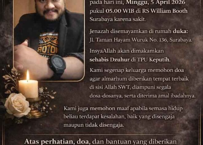 Kabar Duka dari Surabaya: Ketua Umum KJJT Slamet Maulana Wafat Karena Sakit