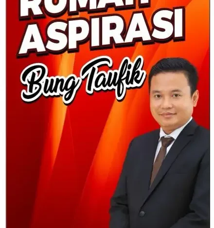 Bung Taufik Dirikan Rumah Aspirasi, Siap Kawal Keluhan Masyarakat 24 Jam demi Keadilan