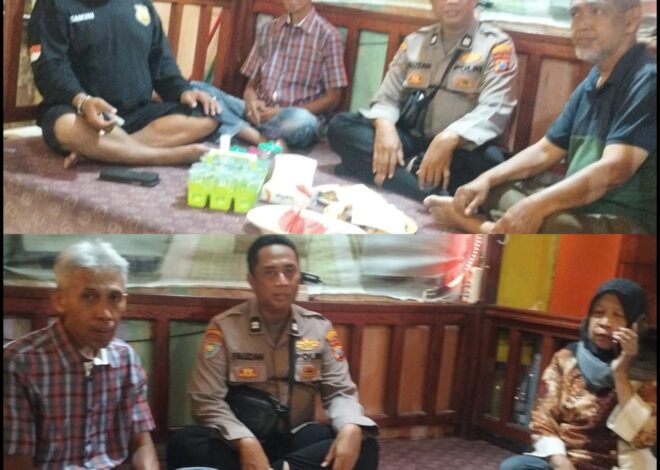 Lewat Cangkrukan Santai, Aiptu Fauzan Ajak Warga RW 04 Gundih Jaga Keamanan Lingkungan