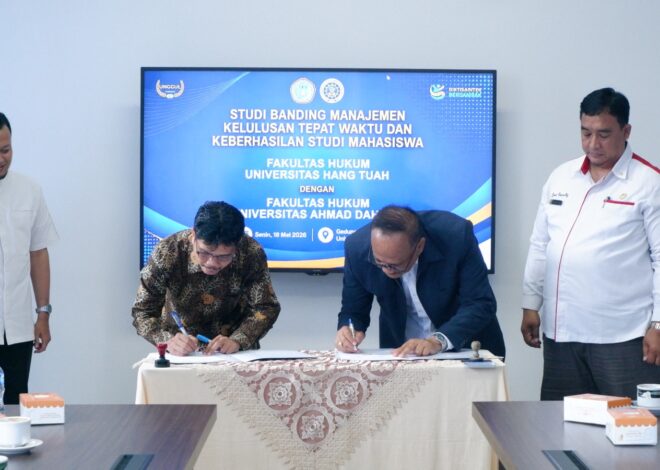 Perkuat Kolaborasi Akademik, FH UAD Studi Banding ke FH UHT
