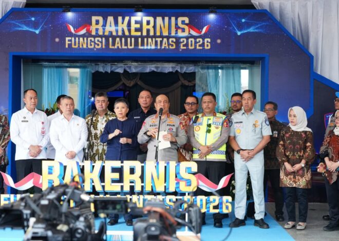 Buka Rakernis Korlantas 2026, Wakapolri Tekankan Smart Policing dan Pelayanan Humanis
