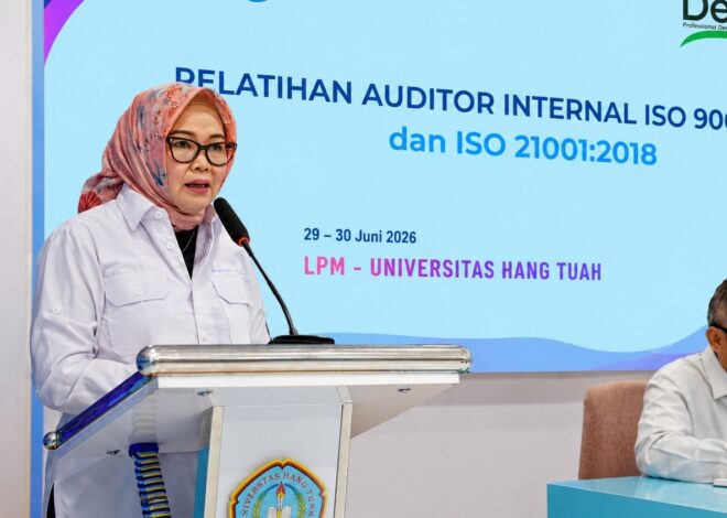 LPM Universitas Hang Tuah Gelar Pelatihan Auditor Internal ISO, Perkuat Budaya Mutu Kampus