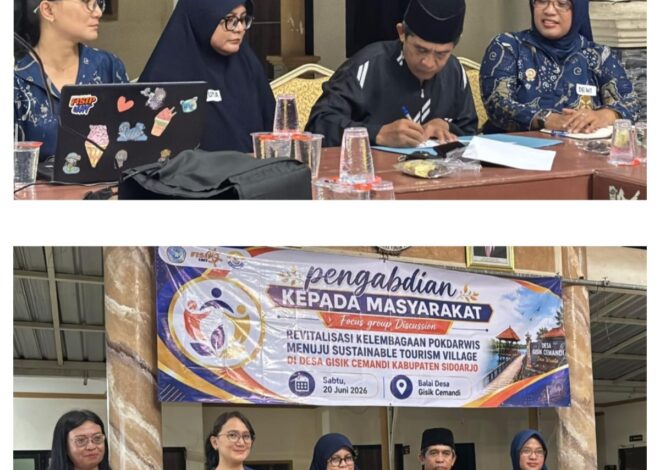 FISIP UHT Revitalisasi Pokdarwis Desa Gisik Cemandi Melalui Forum NGOBRAS
