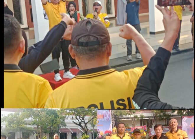 Meriahkan HUT Bhayangkara ke-80, Polrestabes Surabaya Gelar Olahraga Seduluran Arek-Arek Surabaya Bersama Warga