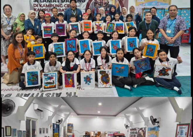 Batik TIN RW 04 Kelurahan Gundih Terima Kunjungan Edukasi Membatik dari DR Tampines Primary School Singapura