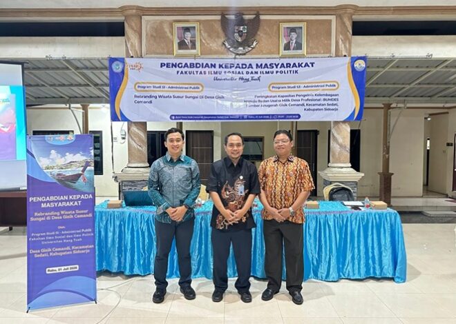 Program Studi Administrasi Publik Universitas Hang Tuah Dorong Rebranding Wisata Susur Sungai Desa Gisik Cemandi